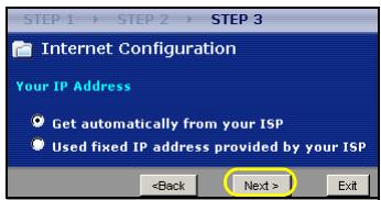 ZYXEL NBG-417N - Set Your WAN IP Address - 1