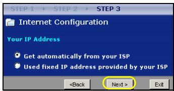 ZYXEL NBG-417N - Ajustar su direccion IP WAN - 1