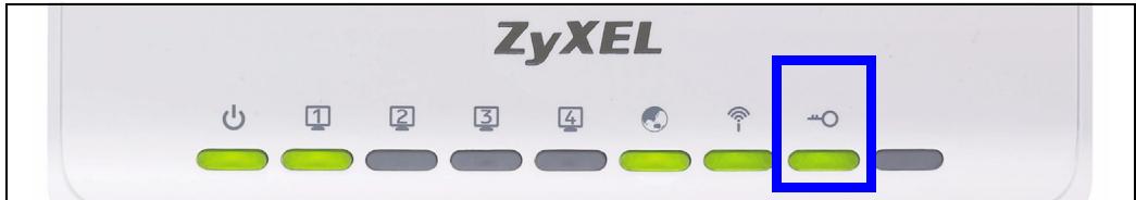 ZYXEL NBG-460N - Einrichten des Drahtlosnetzwerks mittels WPS - 2