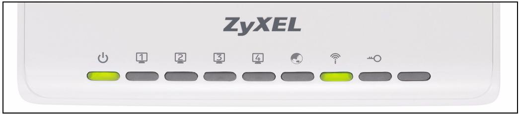 ZYXEL NBG-460N - The LEDs - 1