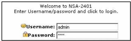 ZYXEL NSA-2401 - Configurazione guidata NSA - 3
