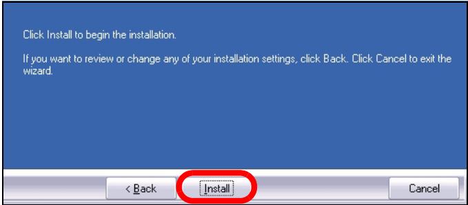 ZYXEL NWD-170N - Cliquez sur Install (Installer). - 1