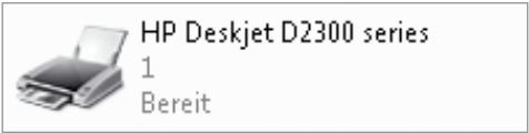 HP Deskjet D2300 series 1 Bereit