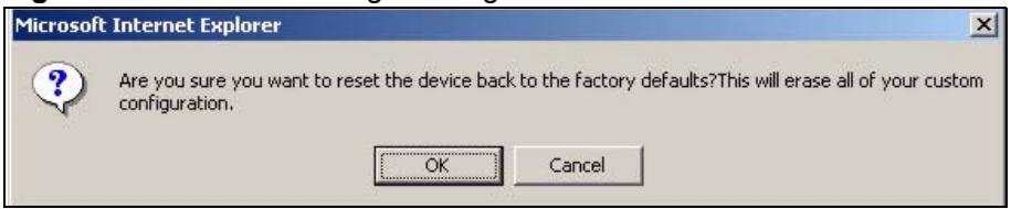 ZYXEL P-2602H-D1A - Reset to Factory Defaults - 1