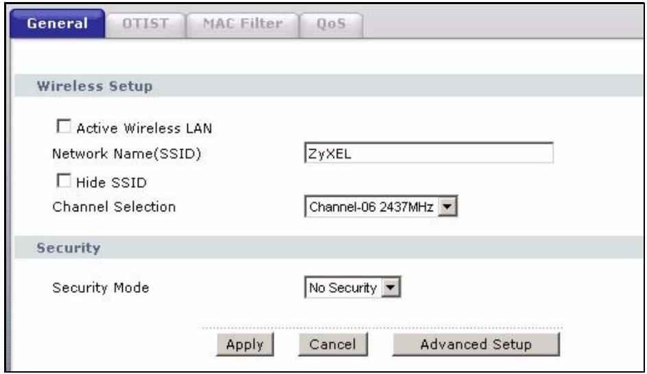 ZYXEL P-2602H-D1A - No Security - 1