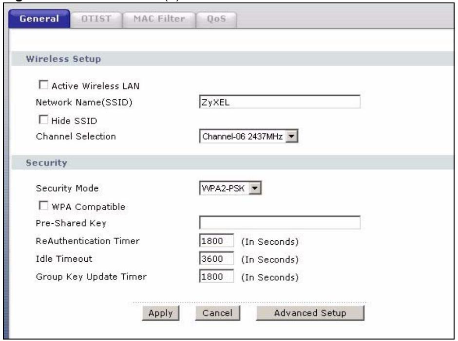 ZYXEL P-2602H-D1A - WPA(2)-PSK - 1