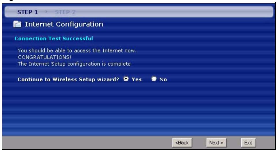 ZYXEL P-2602H-D1A - Wireless Connection Wizard Setup - 1