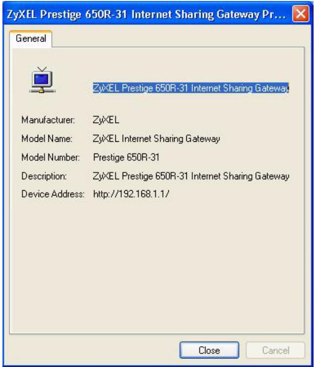 ZYXEL P-2602H-D1A - Web Configurator Easy Access - 3