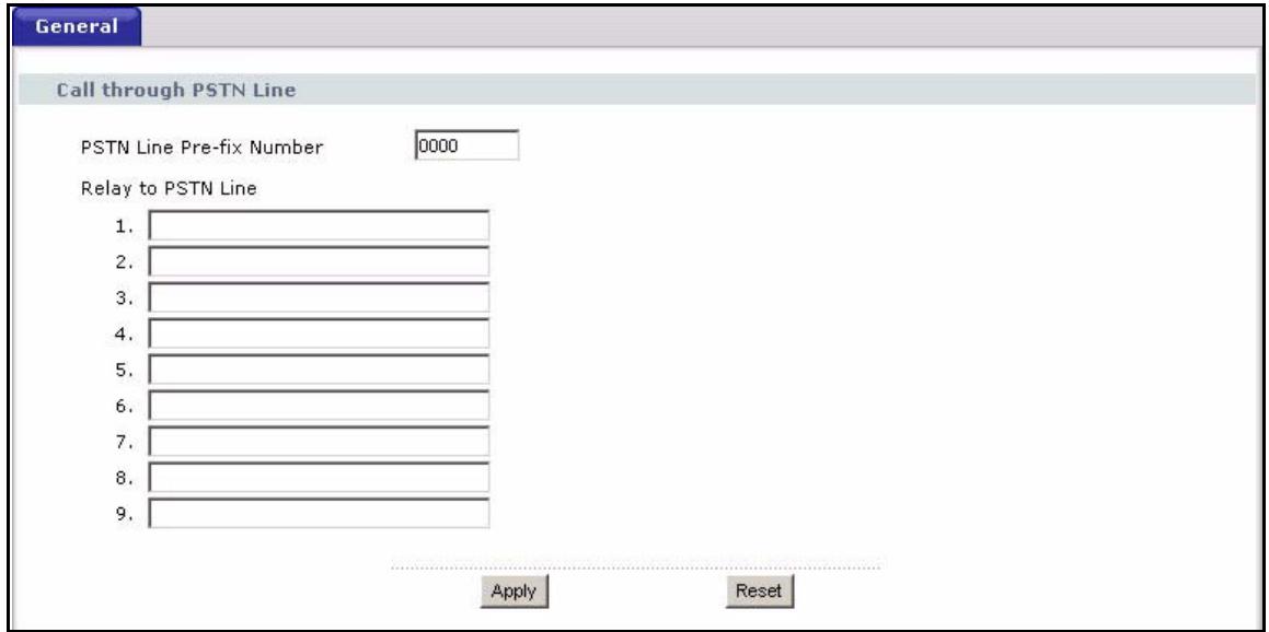 ZYXEL P-2602H-D1A - PSTN Line Screen ("L" models only) - 1