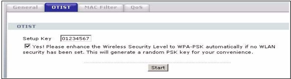 ZYXEL P-2602H-D1A - OTIST Screen - 1