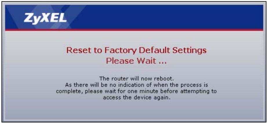 ZYXEL P-2602H-D1A - Reset to Factory Defaults - 2