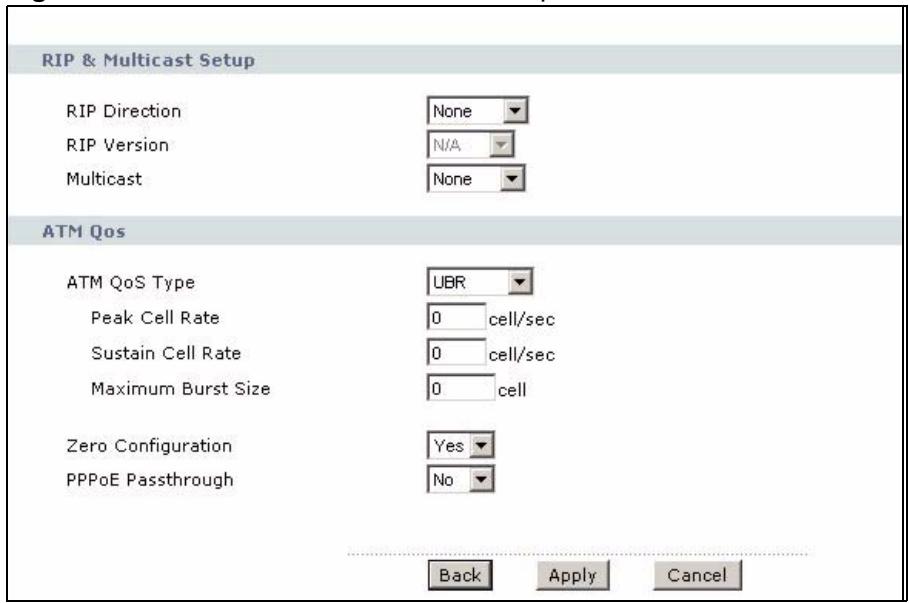 ZYXEL P-2602H-D1A - Advanced Internet Access Setup - 1