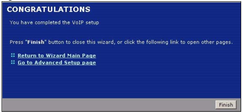 ZYXEL P-2602H-D1A - VoIP Wizard Setup - 6