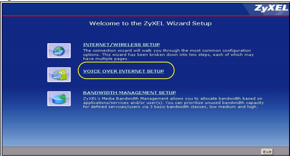 ZYXEL P-2602H-D1A - VoIP Wizard Setup - 2