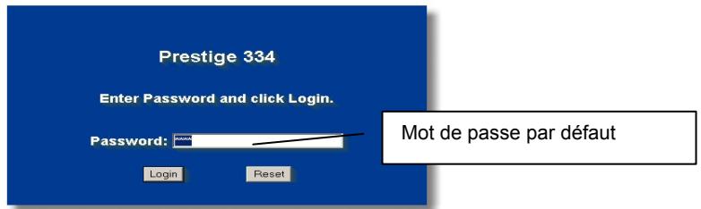 ZYXEL P-334 - Accéder à votre Prestige via Configurateur WEB - 2
