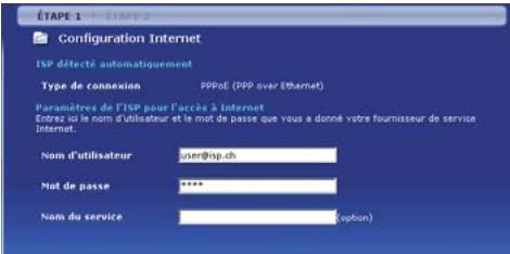 ZYXEL P-660H - Etape 1 - Configuration Internet - 1
