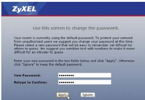 ZYXEL P-660H - Assistant de configuration pour la configuration Internet et du réseau sans fil - 3