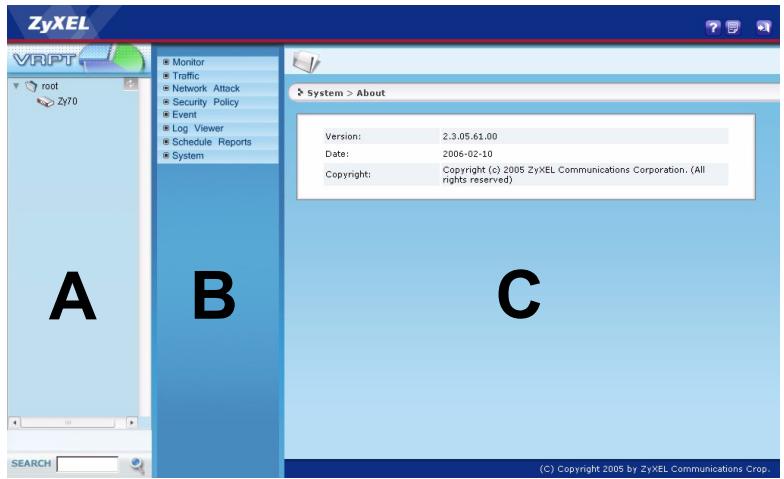 ZYXEL VANTAGE REPORT - Anmeldung - 2