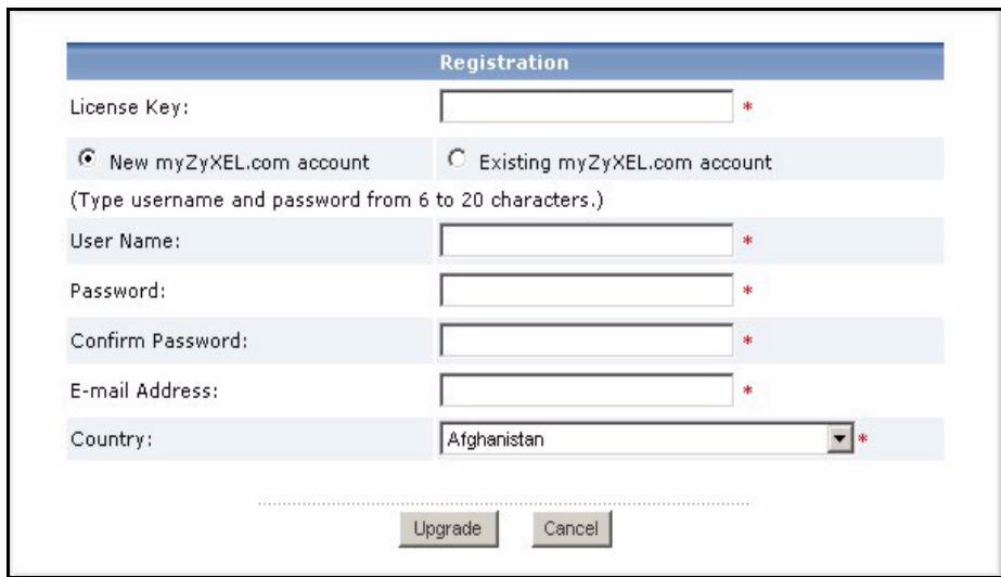 ZYXEL VANTAGE REPORT - Registrazione - 2