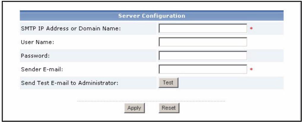 ZYXEL VANTAGE REPORT - Configurer le serveur de messagerie SMTP - 1
