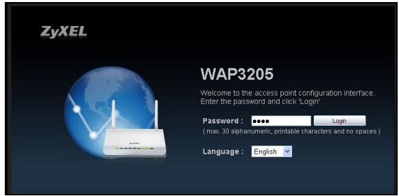 ZYXEL WAP3205 - Configurar su red inalámbrica con el Configurator Web - 1
