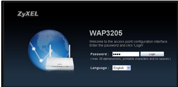 ZYXEL WAP3205 - Drahtlosnetzwerks mit dem Web-Konfigurator - 1