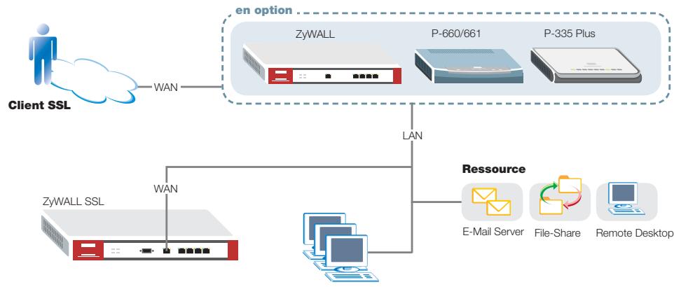 ZYXEL ZYWALL SSL 10 - Options d'application - 1