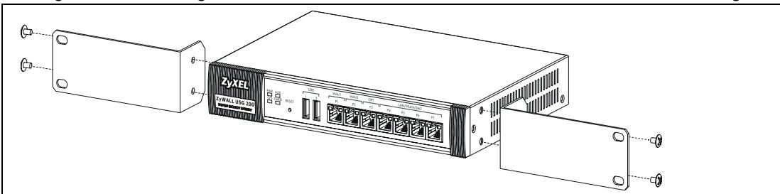 ZYXEL ZYWALL USG 200 - Rackmontage - 1