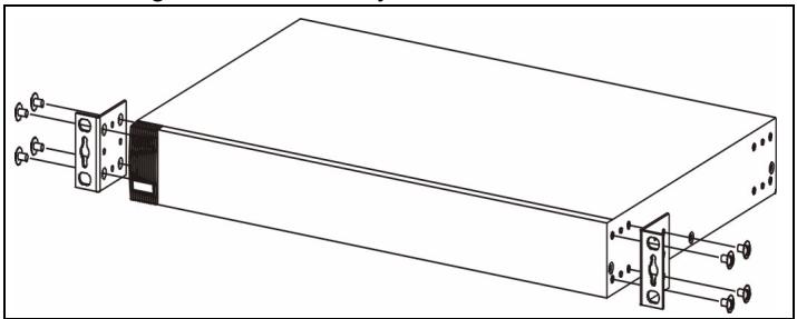 ZYXEL MES3500-24F - Rack-mounted Installation - 1
