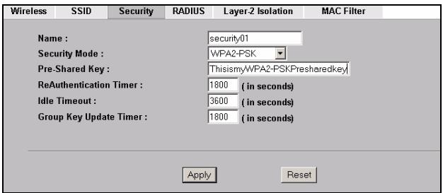 ZYXEL NWA-3550 - Configure Wireless Settings - 5