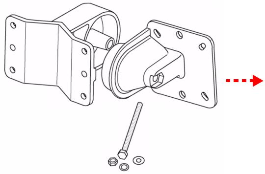 ZYXEL NWA-3550 - Assemblaggio della staffa di montaggio - 1