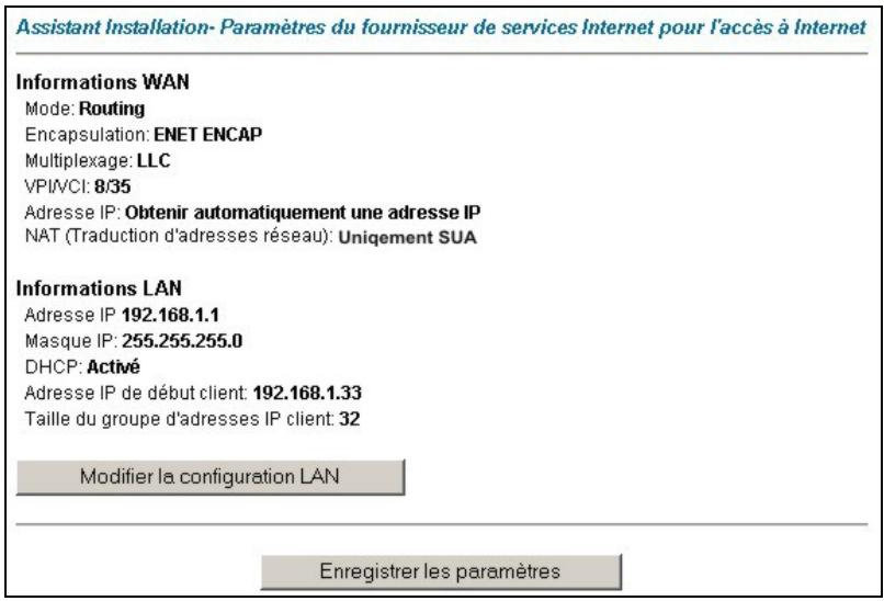 ZYXEL PRESTIGE 650HW - Accès Internet à l'aide de l'assistant - 6