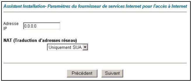 ZYXEL PRESTIGE 650HW - Accès Internet à l'aide de l'assistant - 3
