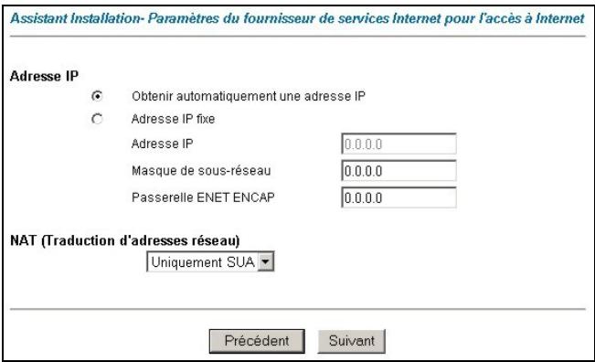 ZYXEL PRESTIGE 650HW - Accès Internet à l'aide de l'assistant - 4