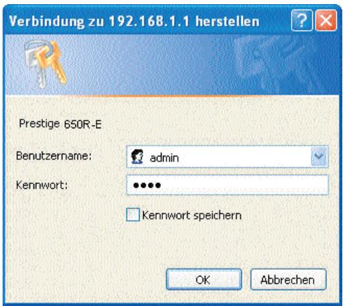ZYXEL PRESTIGE 650R - Konfiguration Router, alle Betriebssysteme - 2