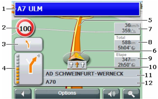 NAVIGON MOBILENAVIGATOR 6 - Carte au mode Navigation - 1