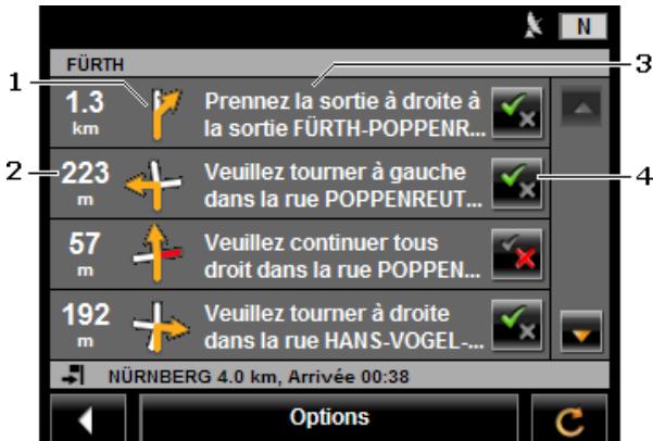NAVIGON PRIMO - Description d'itinéraire - 1