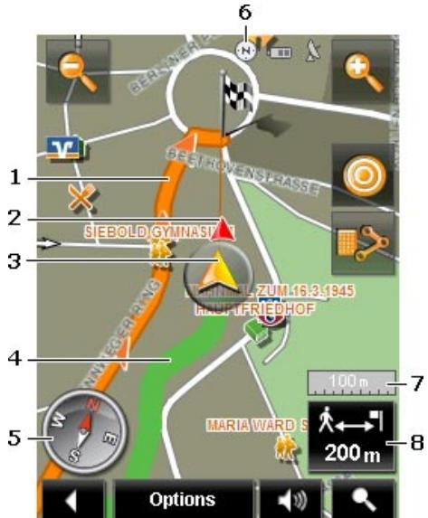 NAVIGON 2510 - Navigation au mode Piéton - 3