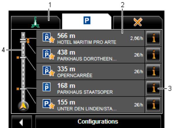 NAVIGON 2510 - Afficher les adresses utiles sur votre itinétaire - 3