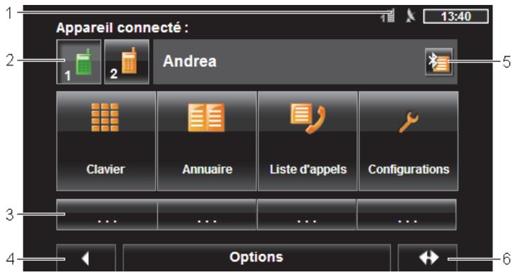 NAVIGON 40 PREMIUM LIVE - Éléments du module mains-libres - 1