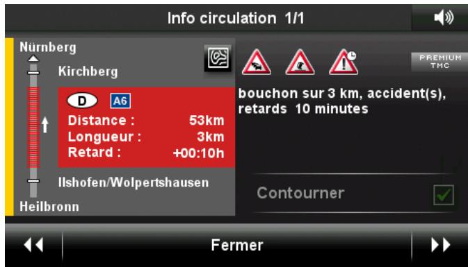 NAVIGON 72 PREMIUM - Afficher en détaill un message individuel - 1