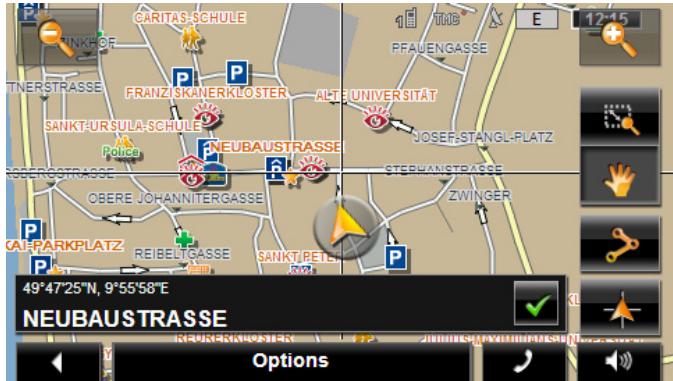 NAVIGON 70 PLUS TRAFIC,  70 PLUS - Carte au mode Rechercher destination - 1