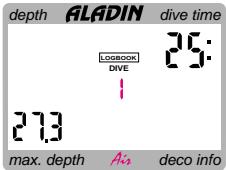 SCUBAPRO-UWATEC ALADIN AIR - Choix de la plongée - 1
