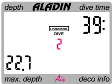 SCUBAPRO-UWATEC ALADIN AIR - Choix de la plongée - 3