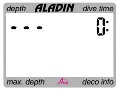 SCUBAPRO-UWATEC ALADIN AIR - Choix et activation - 1