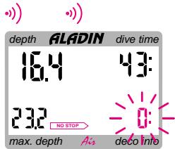 SCUBAPRO-UWATEC ALADIN AIR - Indications concernant la décompression - 3
