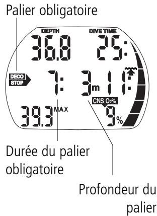 SCUBAPRO-UWATEC ALADIN PRIME-TEC - Valeurs des paliers - 1