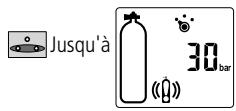 SCUBAPRO-UWATEC MANOMETRE ELECTRONIQUE - Régler la pression d'alarme - 1