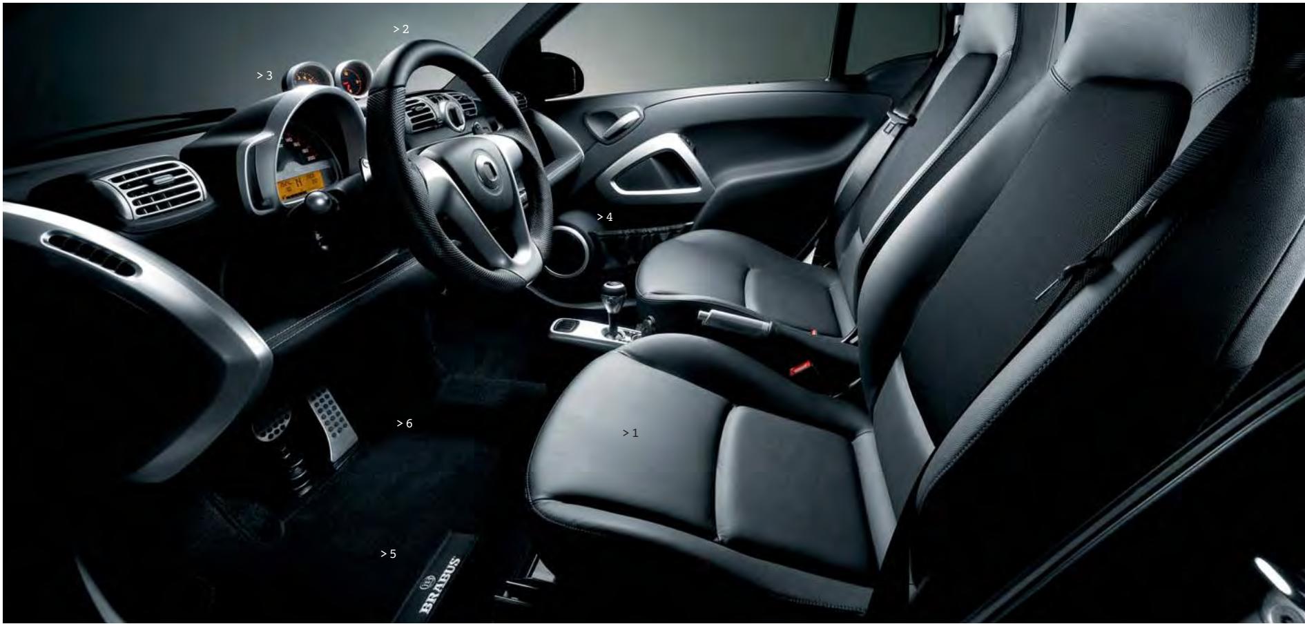 SMART FORTWO CABRIO - Le moteur turbo BRABUS : - 4