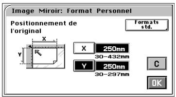 MINOLTA CF 9001 - Si l'original n'a pas un format standard : - 2
